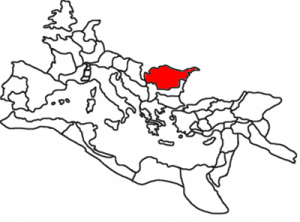 Imperiul Roman in jurul anului 120 d.Hr.