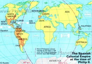 Harta Imperiului Colonial Spaniol